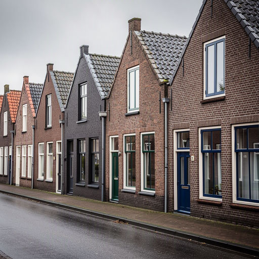 Monteur plaatst kunststof kozijnen bij een woning in Nijverdal