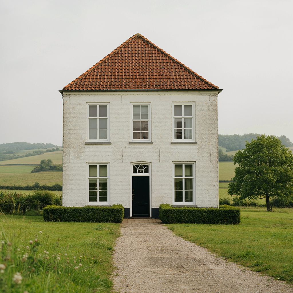 Vrijstaande woning in Lemelerveld met nieuwe kunststof kozijnen en uitzicht over het Overijsselse platteland